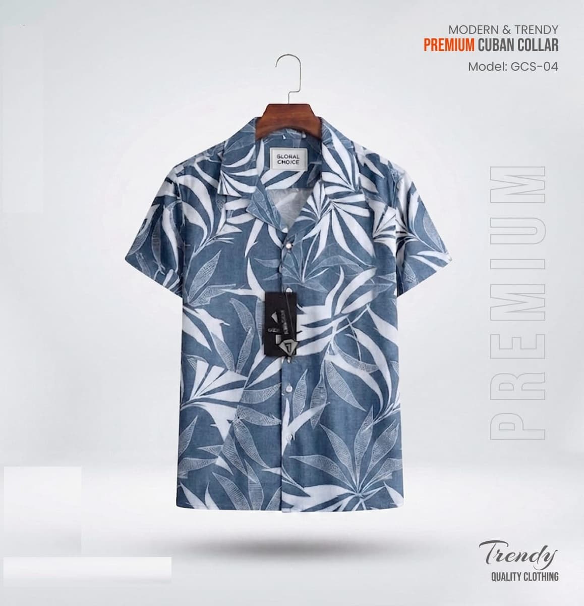 Premium Short Sleeve Cuban Collar Shirt