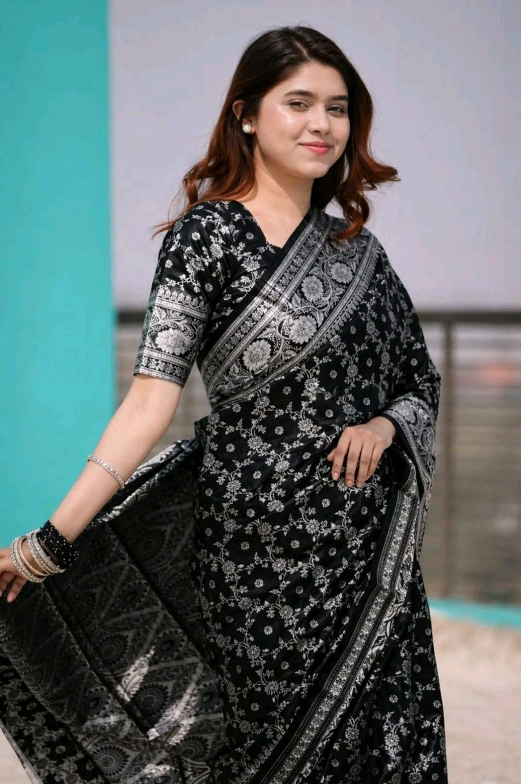 Royal Benaroshi Katan Saree