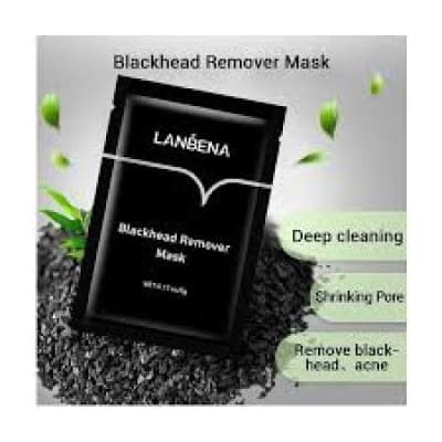 5 pc LANBENA Black Mask Blackhead Remover Peel Off Mask Mud Face Mask Charcoal Mask Nose 5g